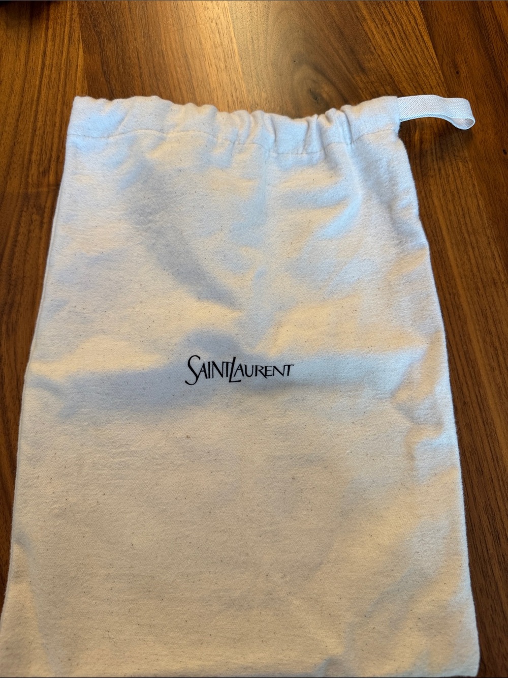 Dust bag (10 by 13 inches). Soft!